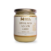 Pure Himalayan A2 Cow Desi Ghee By House Of Himalayas | Rich In Vitamins & Minerals Healthy Cow Desi Ghee Good For Bones Health | (450ml) 15.2 Ounce | Jar Pack